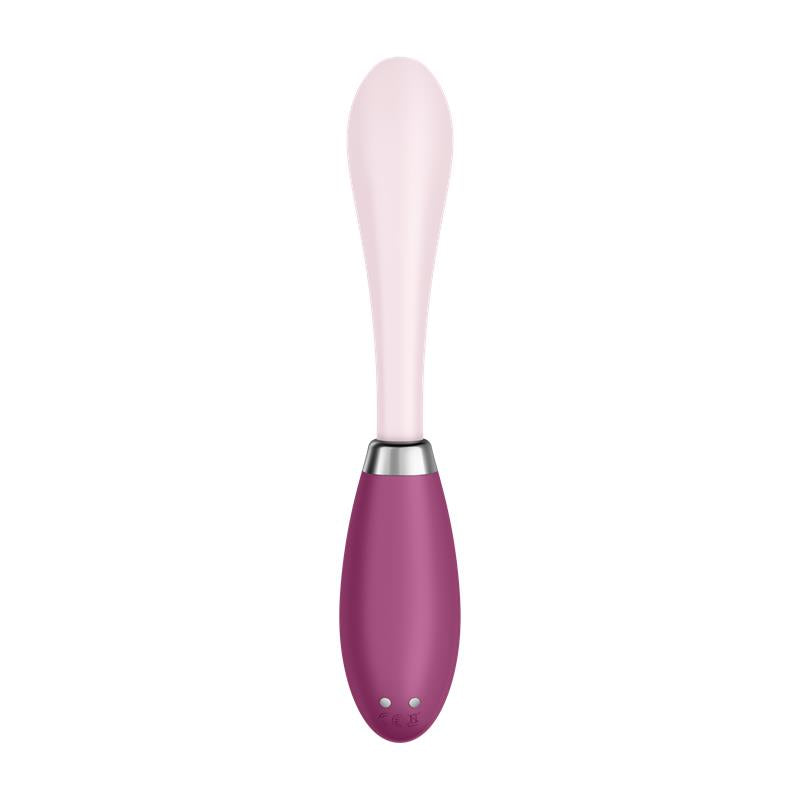 Vibrador Punto G Rojo. 2 motores. 12 Programas