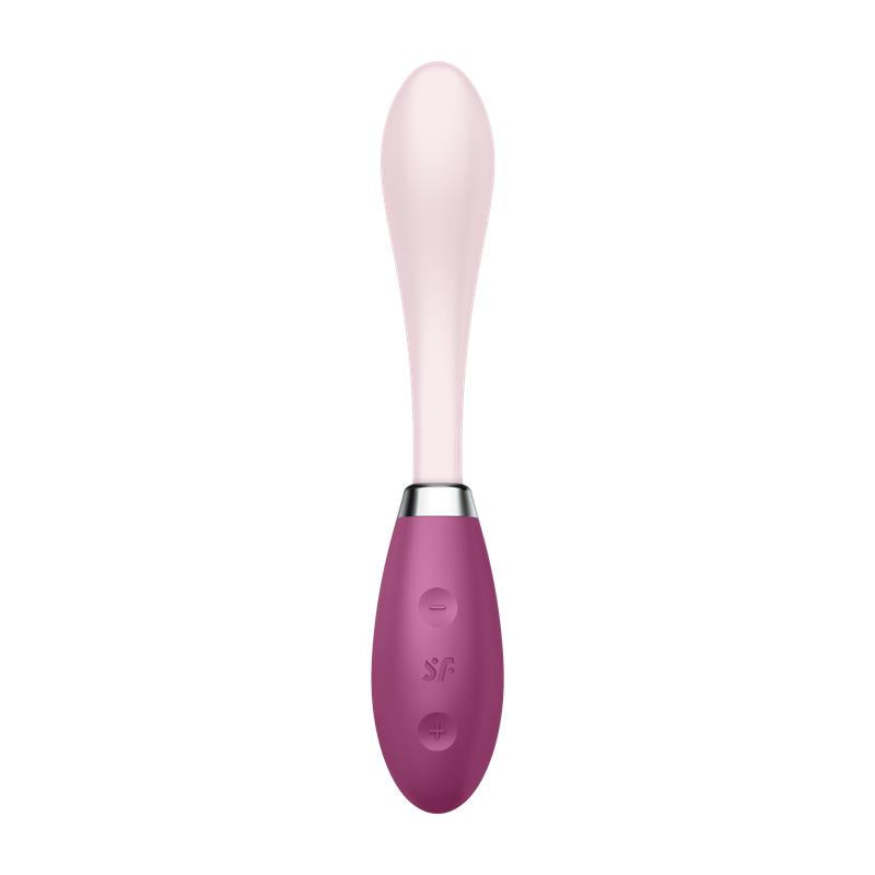 Vibrador Punto G Rojo. 2 motores. 12 Programas