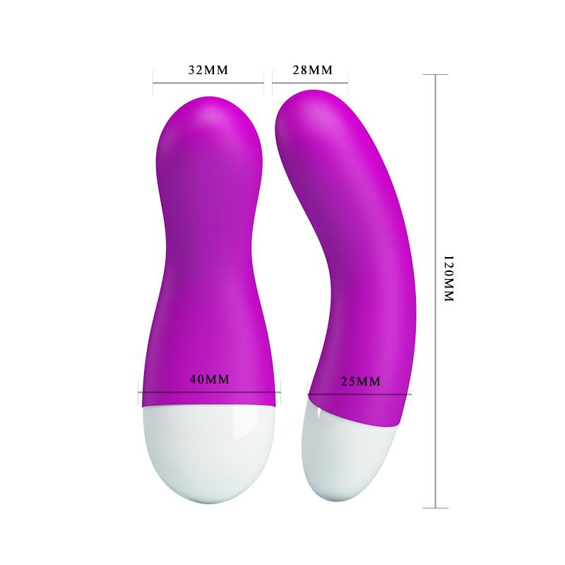 Ian. Vibrador Punto G Rosa. 30 Funciones. USB