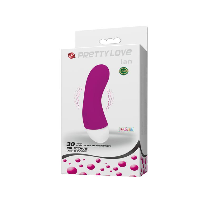 Ian. Vibrador Punto G Rosa. 30 Funciones. USB