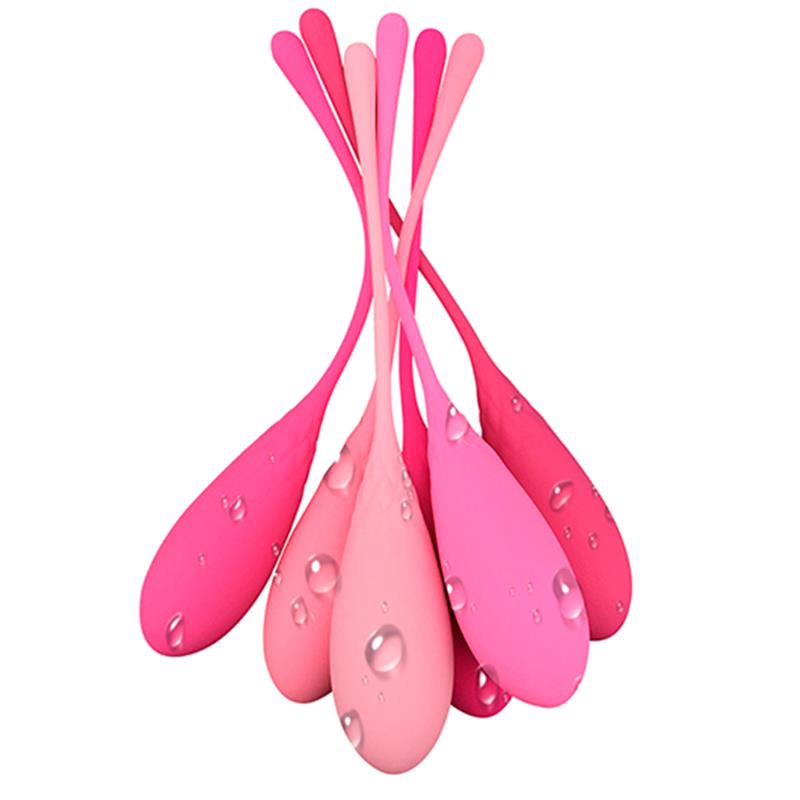 Kit de 6 Bolas Kegel de Silicona de alta calidad