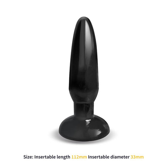 Plug Anal Silicona 11,2cm x 3,3cm Punta Redondeada