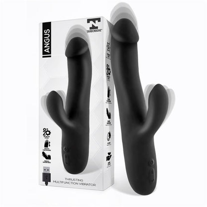Vibrador con Movimiento de Empuje 2 Motores Silicona USB