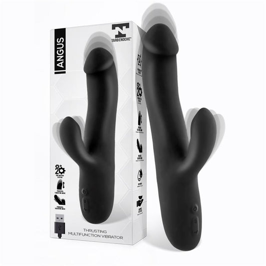 Vibrador con Movimiento de Empuje 2 Motores Silicona USB