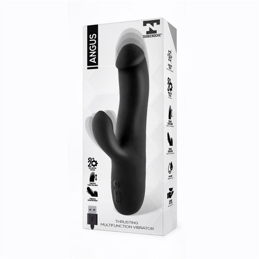 Vibrador con Movimiento de Empuje 2 Motores Silicona USB
