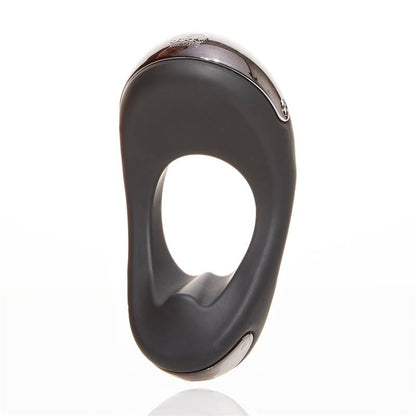 Anillo para el Pene Vibrador y Estimulador Perianal Atom Plus Negro