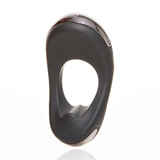 Anillo para el Pene Vibrador y Estimulador Perianal Atom Plus Negro