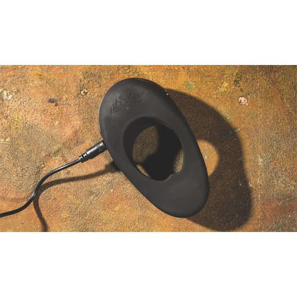 Anillo para el Pene Vibrador y Estimulador Perianal Atom Plus Negro