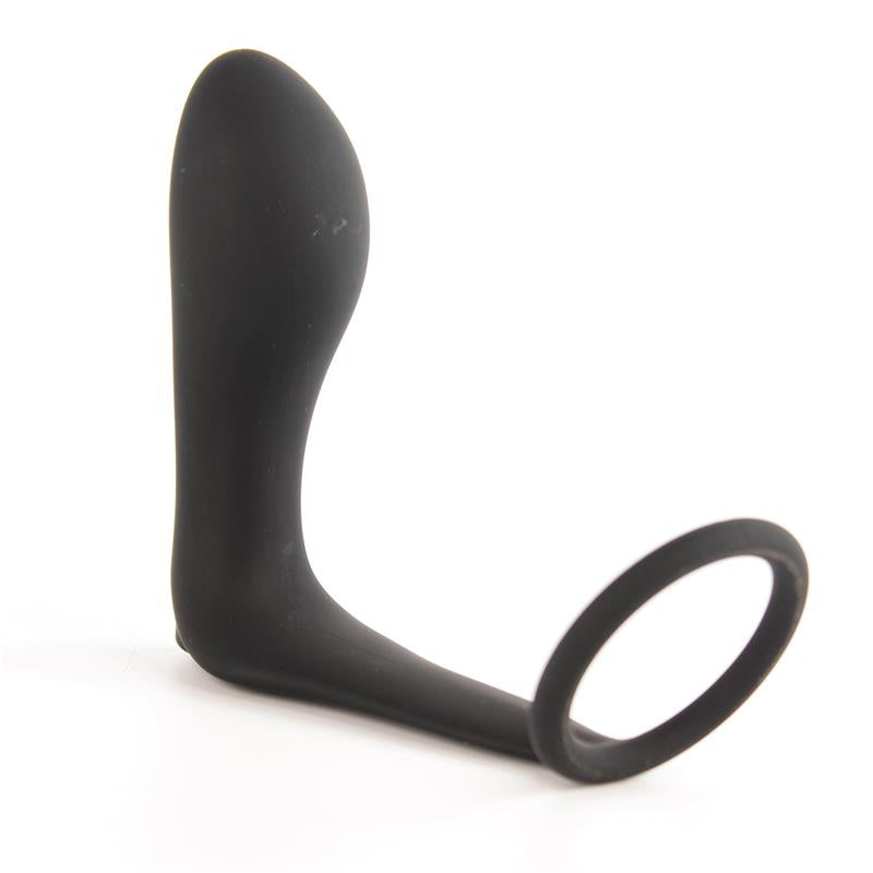 Plug Anal Vibrador con Anillo USB Silicona