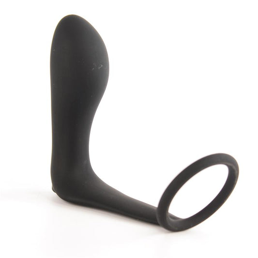 Plug Anal Vibrador con Anillo USB Silicona