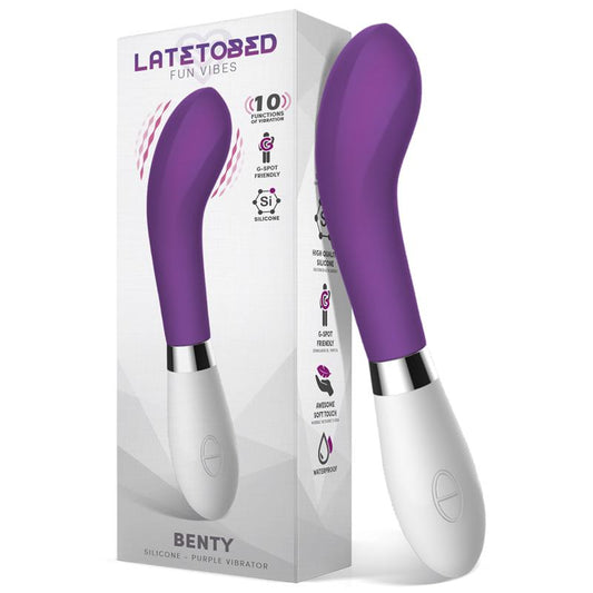 Vibrador de Silicona Estimulación Punto G. Morado