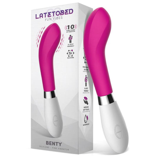 Vibrador de Silicona Estimulación Punto G. Rosa
