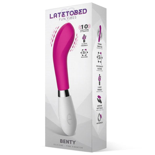 Vibrador de Silicona Estimulación Punto G. Rosa