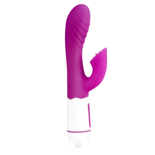 Vibrador de Silicona 36 Funciones USB. Púrpura