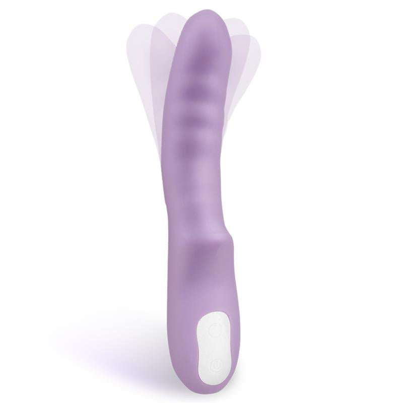 Vibrador Rotador Doble Motor 360º USB Silicona