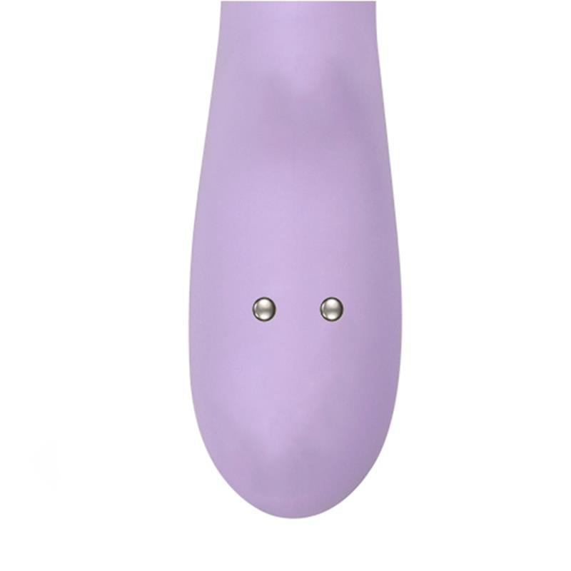 Vibrador Rotador Doble Motor 360º USB Silicona