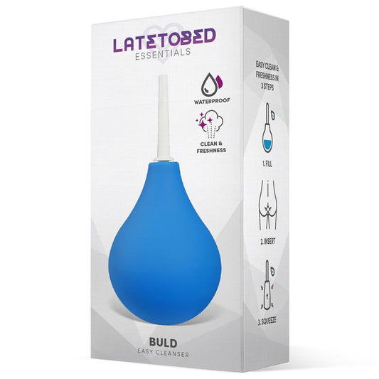 Ducha Anal Buld Azul. Fácil de usar en 3 pasos