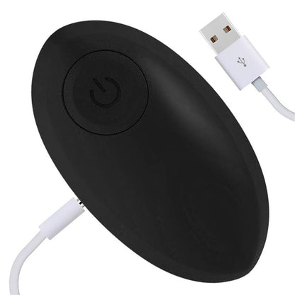 Bala Vibradora Control Remoto USB Silicona Negra