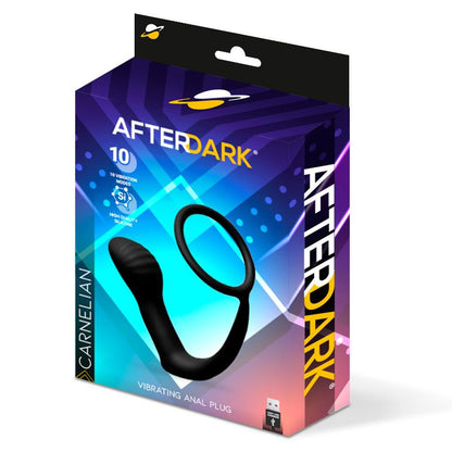 Plug Anal con Vibración y Anillo para el Pene