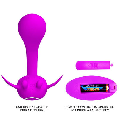 Chimera. Vibrador en forma de C para doble estimulación