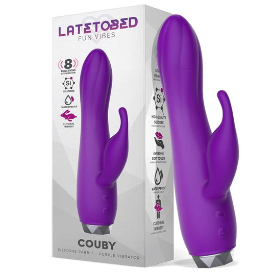 Vibrador Conejito de Silicona Morado