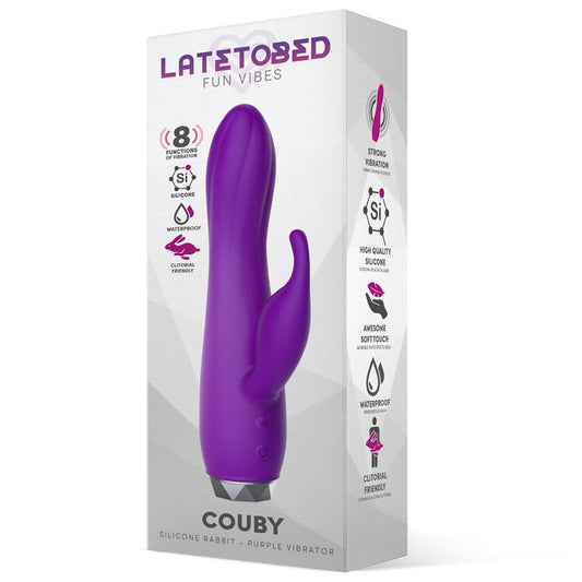 Vibrador Conejito de Silicona Morado