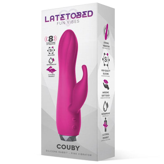 Vibrador Conejito de Silicona Rosa