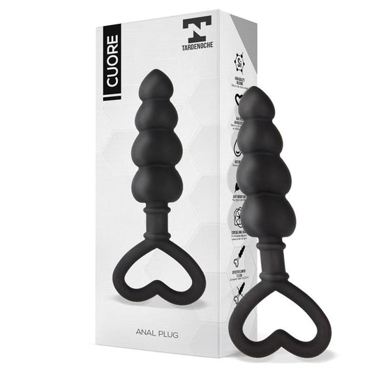 Plug Anal Silicona Negro. Muy Ligero. Impermeable