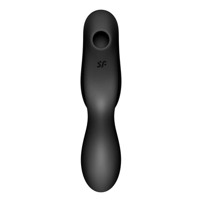 Vibrador Vaginal Curvy Trinity 2 Negro. Estimulación 3 en 1