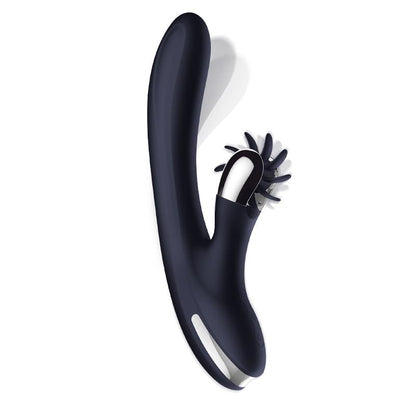 Vibrador Rotador con Lenguas Giratorias y Movimiento de Dedos