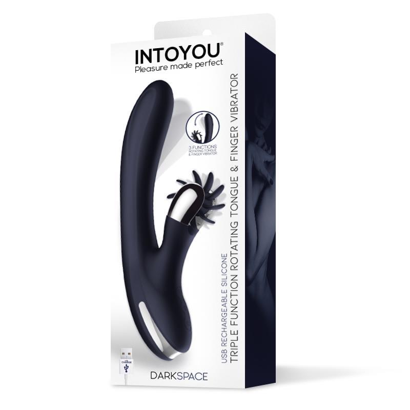 Vibrador Rotador con Lenguas Giratorias y Movimiento de Dedos