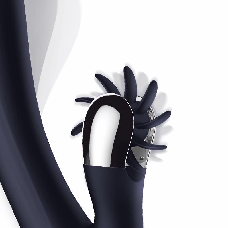 Vibrador Rotador con Lenguas Giratorias y Movimiento de Dedos
