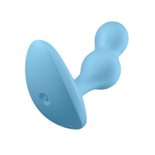 Plug anal con vibración Satisfyer Connect APP Azul - Deep Diver