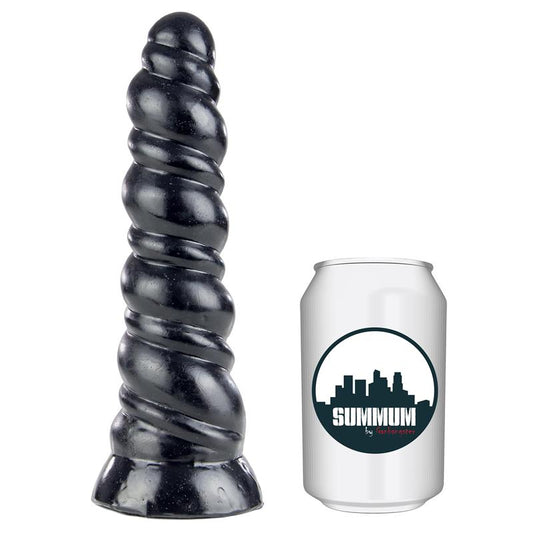 Dildo Unicornio Ozzym de vinilo con espiral y ventosa 21 cm