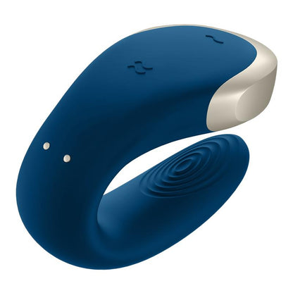 Vibrador Parejas con doble motor, control remoto y APP Azul