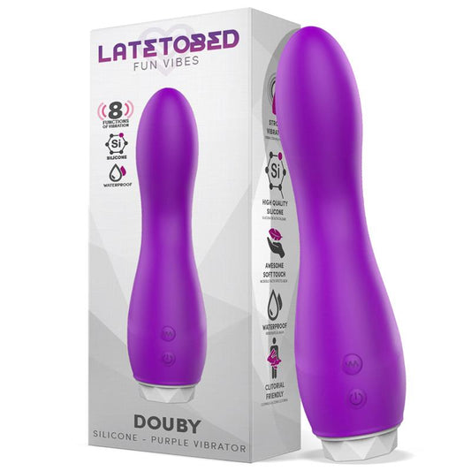 Vibrador de Silicona Púrpura. 8 Funciones. Potente