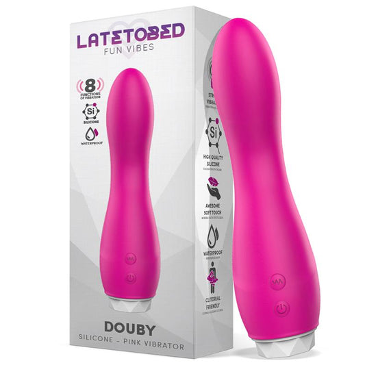 Vibrador de Silicona Rosa. 8 Funciones. Potente