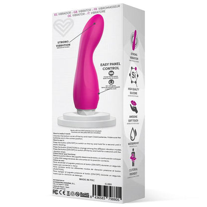 Vibrador de Silicona Rosa. 8 Funciones. Potente