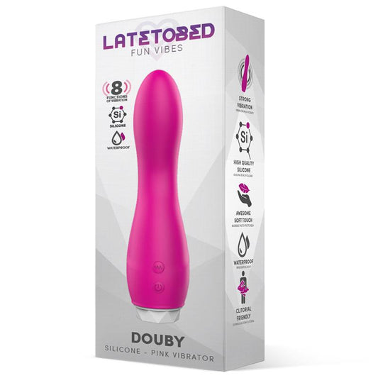 Vibrador de Silicona Rosa. 8 Funciones. Potente