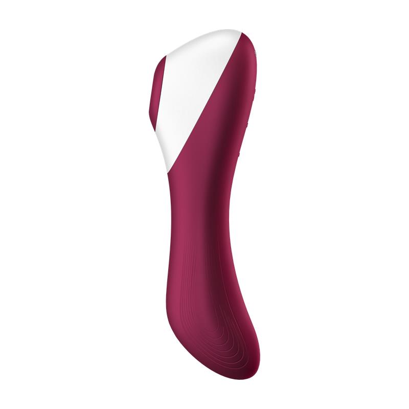 Vibrador y Succionador Dual Crush. USB. Rojo