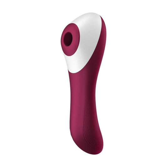 Vibrador y Succionador Dual Crush. USB. Rojo