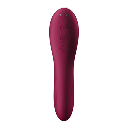 Vibrador y Succionador Dual Crush. USB. Rojo