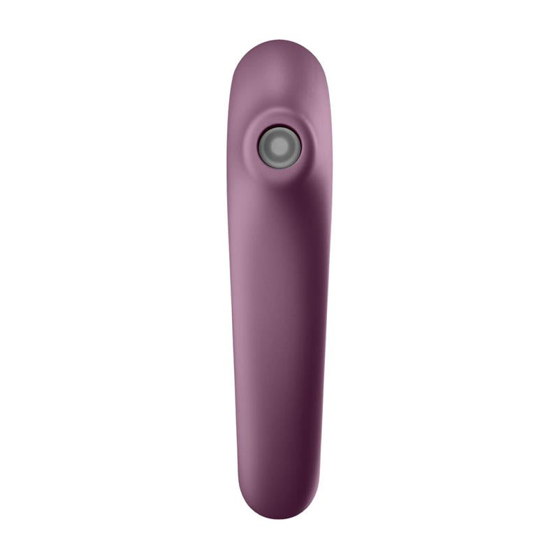 Succionador y Vibrador 2 en 1 Dual Kiss Rojo Vino