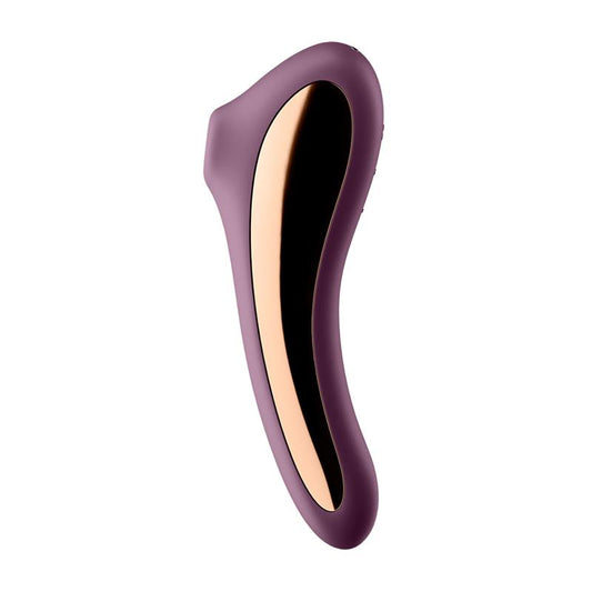 Succionador y Vibrador 2 en 1 Dual Kiss Rojo Vino