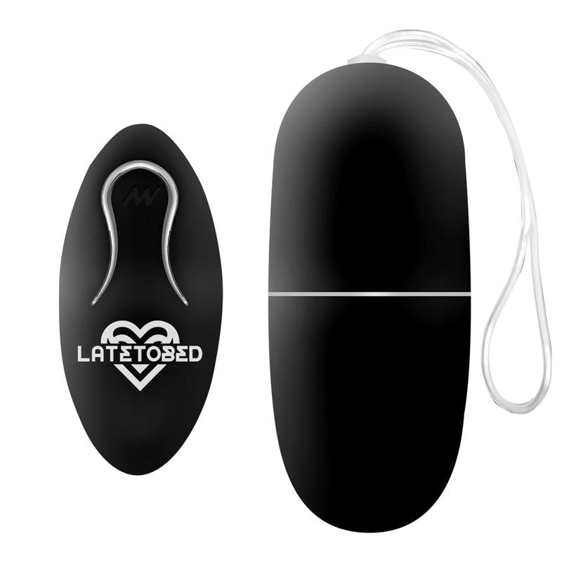 Huevo Vibrador con Control Remoto Negro. Potente Motor