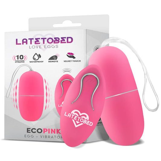 Huevo Vibrador con Control Remoto Rosa. Potente Motor