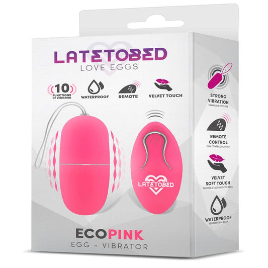 Huevo Vibrador con Control Remoto Rosa. Potente Motor