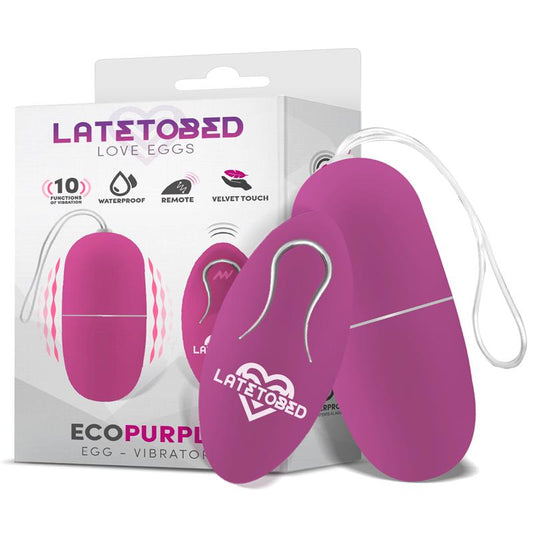 Huevo Vibrador con Control Remoto Púrpura. Potente Motor