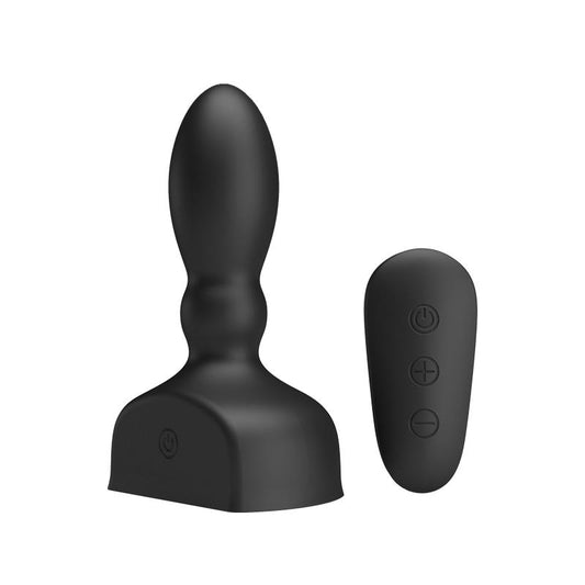 Plug Anal Silicona Hinchable Harriet USB Negro