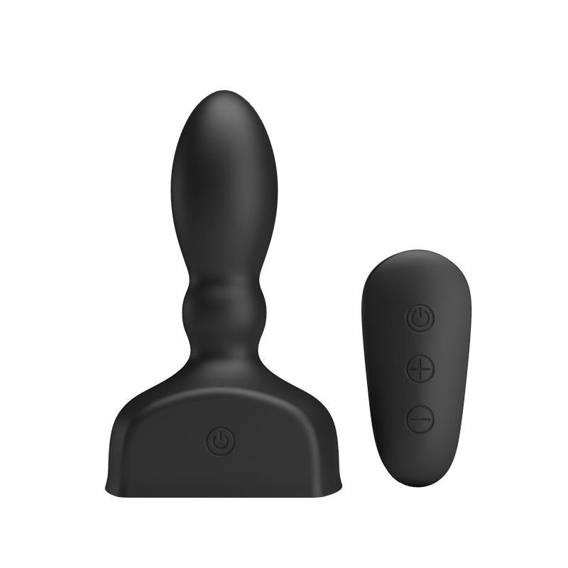 Plug Anal Silicona Hinchable Harriet USB Negro
